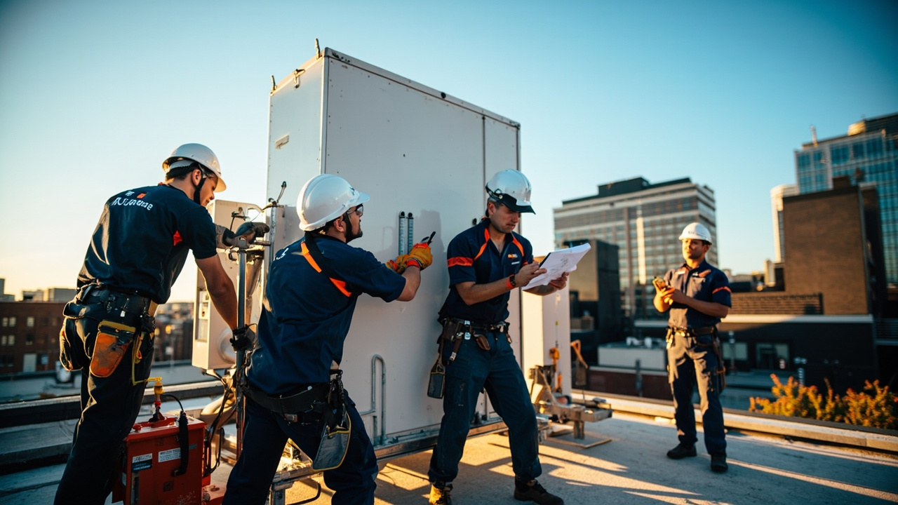 Commercial Rooftop Unit Installation in Baltimore – Minimize Downtime and Maximize Cooling Capacity
