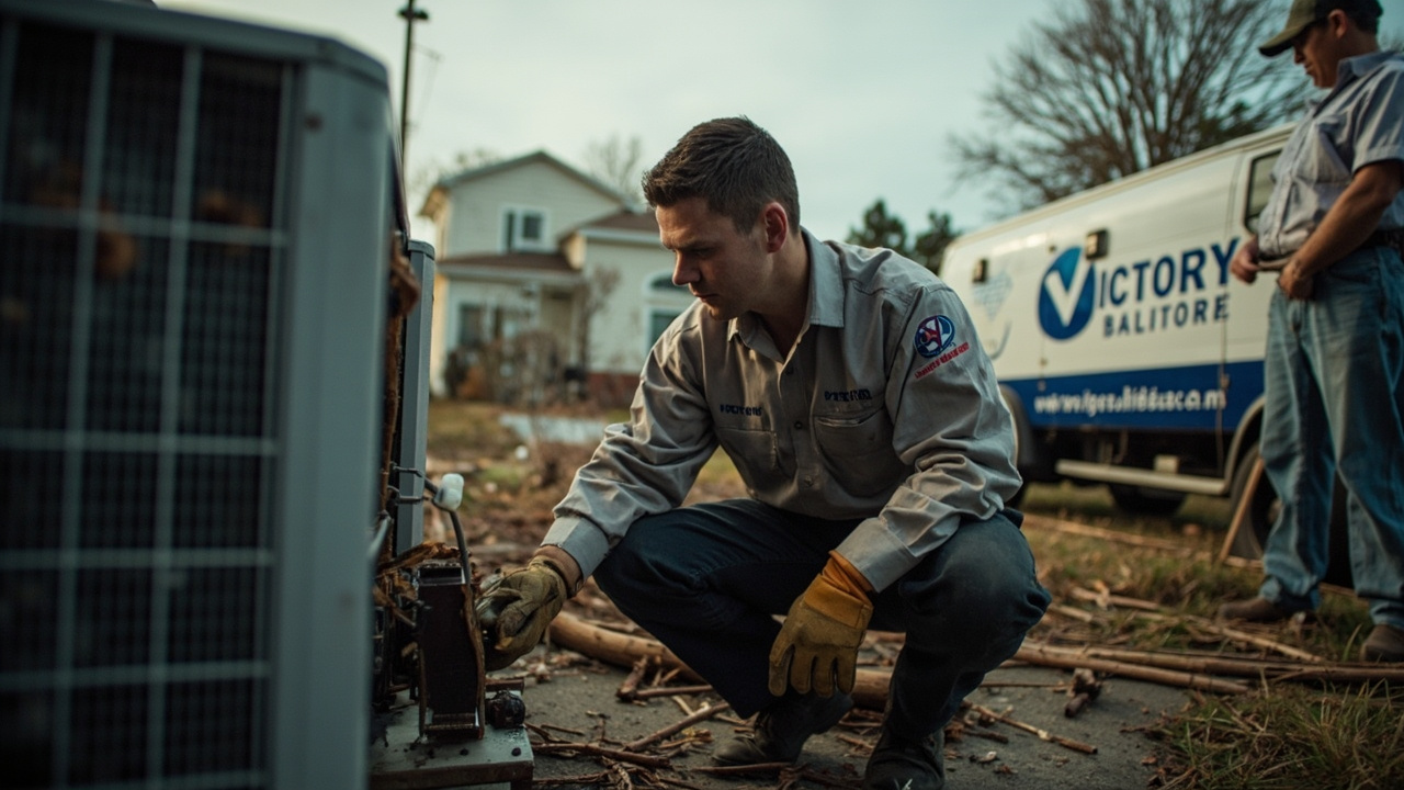 Storm Damage HVAC Repair in Baltimore – Emergency Response in Under 60 Minutes