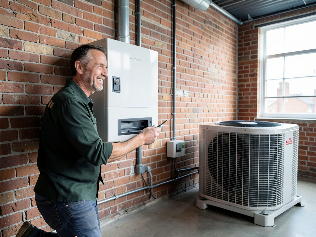 Energy efficient mini split solutions for repurpos