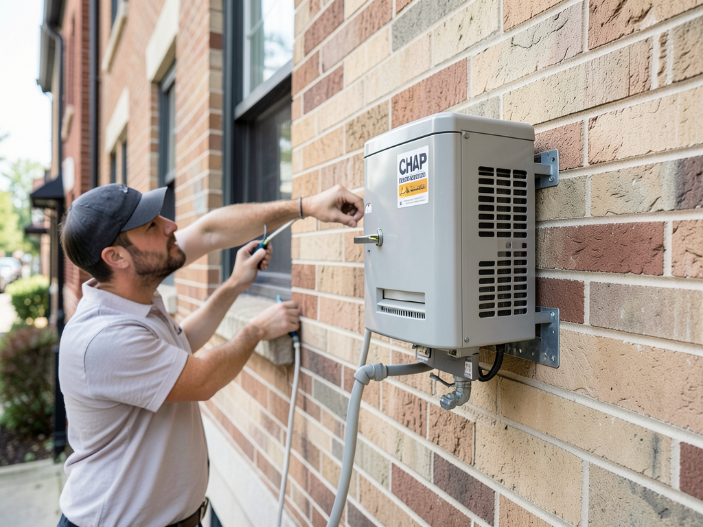 How to add ac to historic fells point homes using