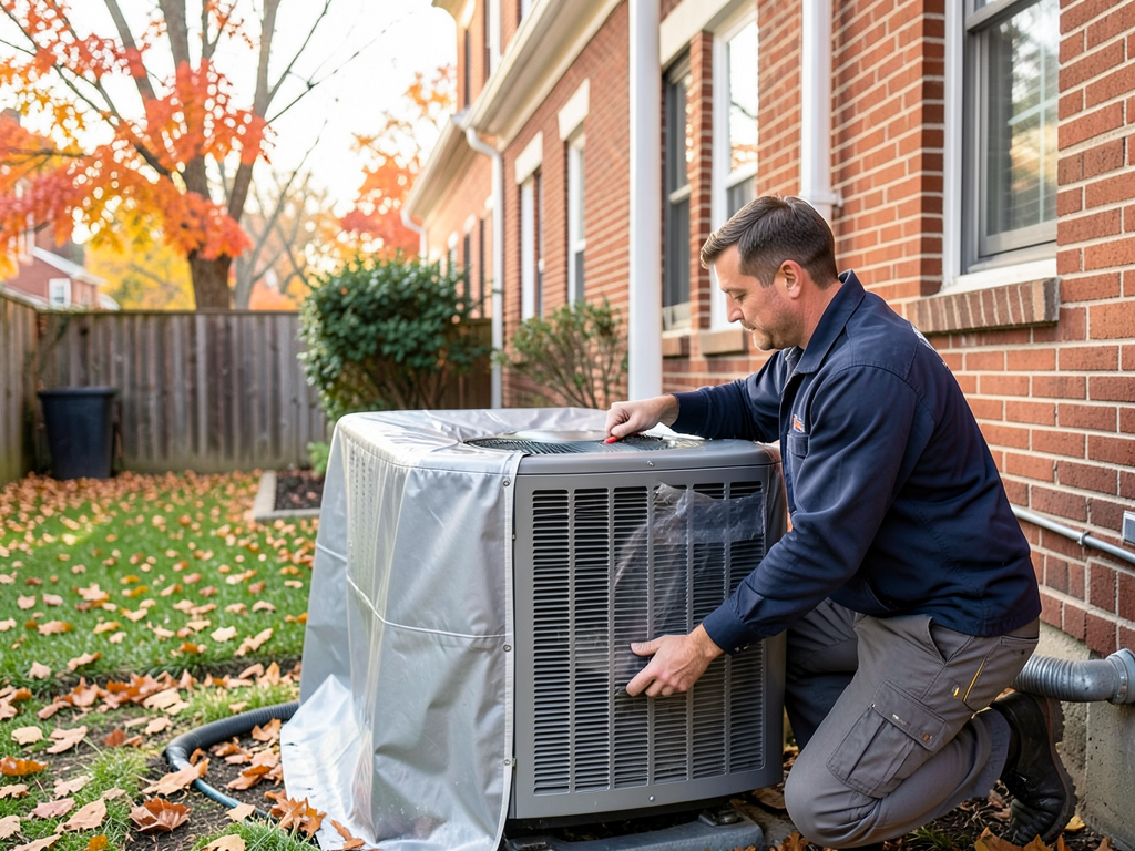 How to protect your outdoor heat pump from ice and