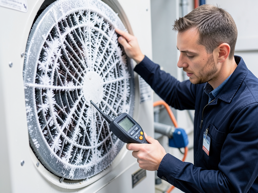Why Your Reisterstown Heat Pump Is Covered in Ice and How to Fix It